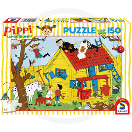 Schmidt Puzzle 150 Teile Pippi Langstrumpf Villa